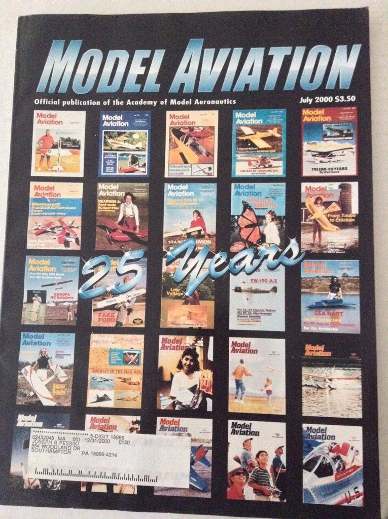Model Aviation Magazine 25 Year Anniversary July 2000 081917nonrh