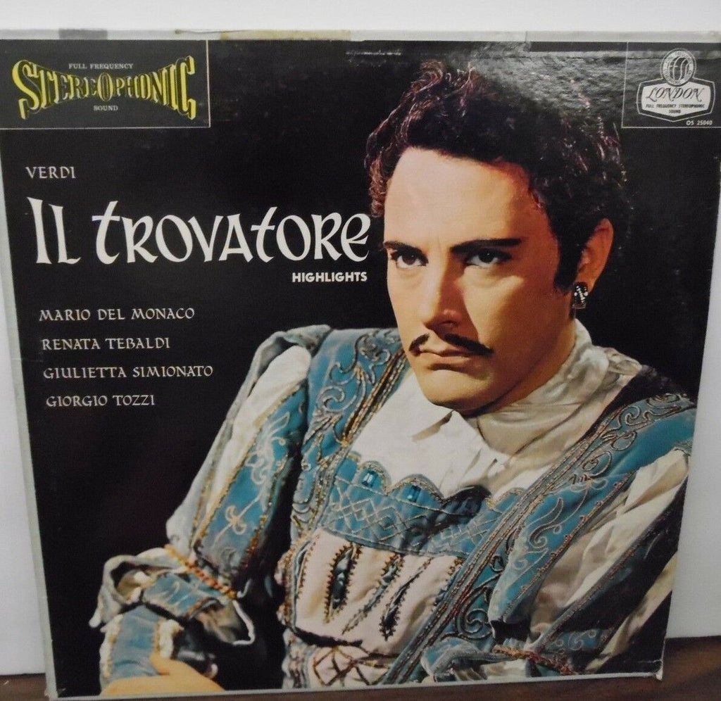 Verdi Il Trovatore Highlights vinyl 0S.25040 London 032018LLE