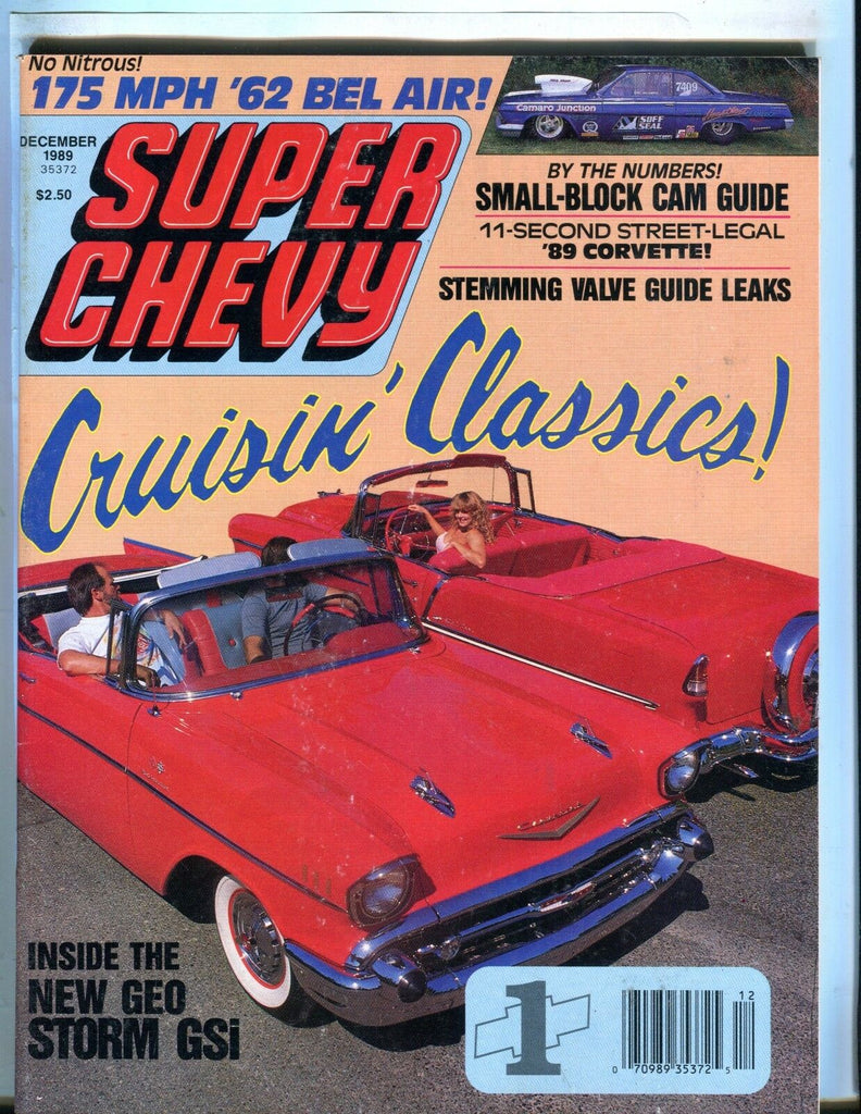 Super Chevy Magazine December 1989 Geo Storm EX No ML 050317nonjhe