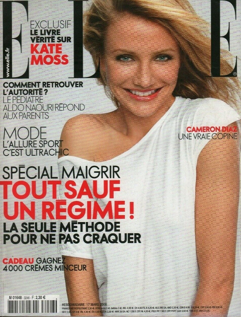 Elle French March 2008 Cameron Diaz Chelsea Clinton 053019DBE