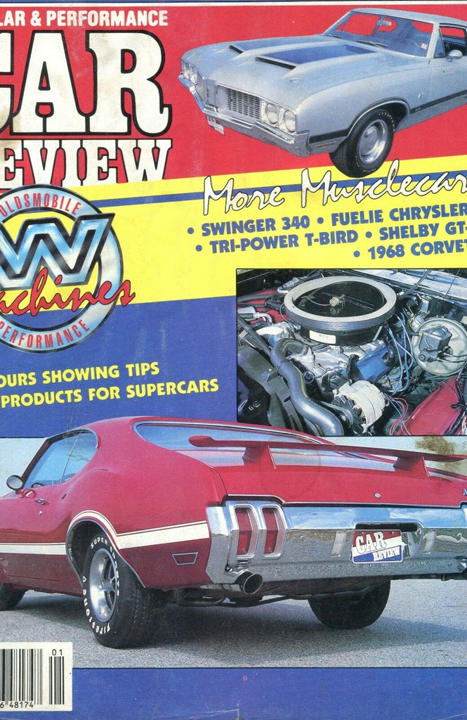 Car Review Magazine January 1986 Musclecars EX No ML 012617jhe
