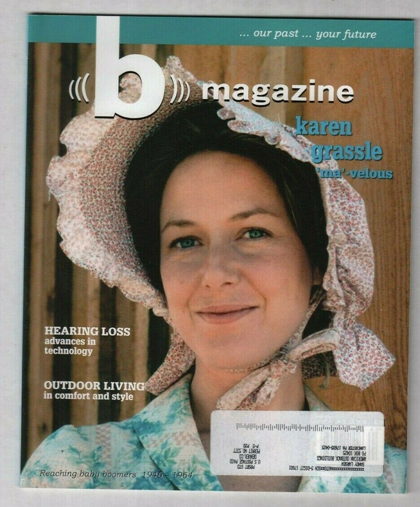 B Movie Magazine Karen Grassle & Hearing Loss Summer 2016 020320nonr