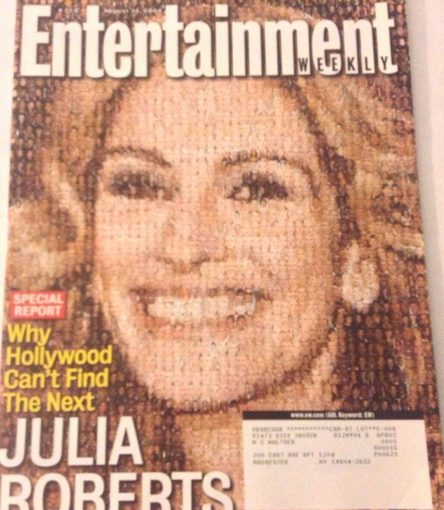 Entertainment Weekly Magazine Julia Roberts August 13, 2004 080117nonrh