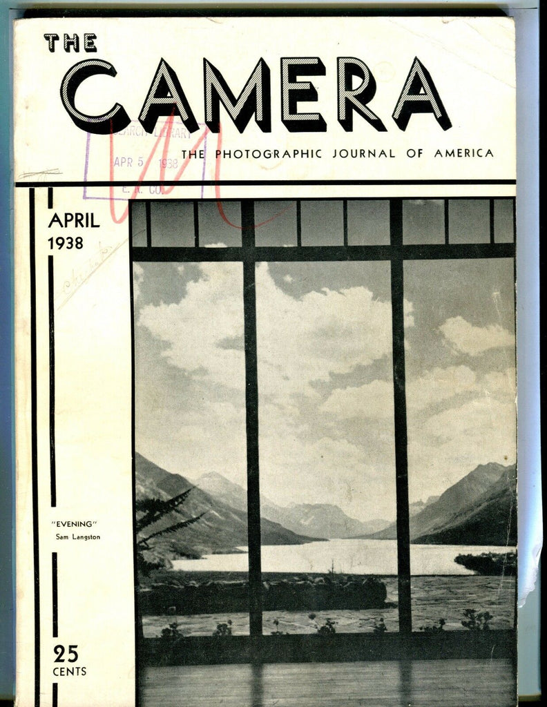 The Camera Magazine April 1938 Sam Langston GD 042617nonjhe