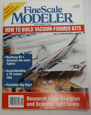 FineScale Modeler Magazine Northrop BT-1 November 1992 042515R