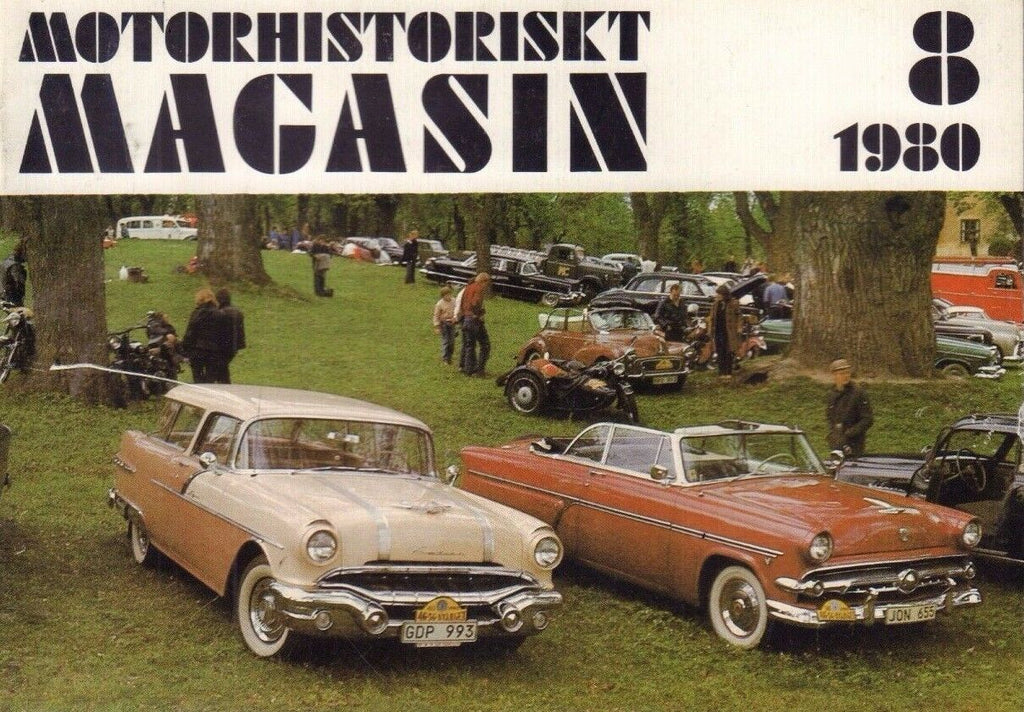 Motorhistoriskt Magasin Swedish Car Magazine 8 1980 Seniorloppet 032717nonDBE