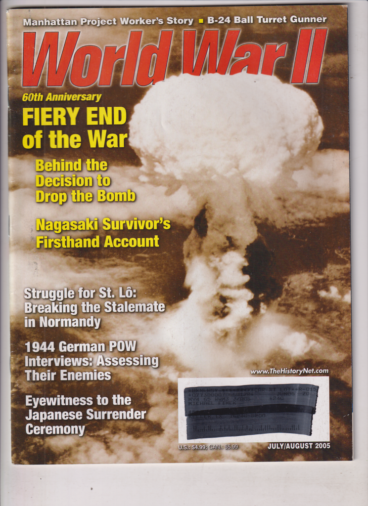 World War II Magazine Nagasaki's Firsthand Account July/August 2005 121719nonr