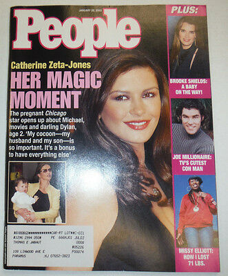 People Magazine Catherine Zeta Jones Brooke Shields January 2003 031215R