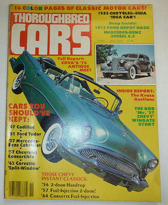 Thoroughbred Cars Magazine CHVA's 78 Antique Meet November 1978 030315r
