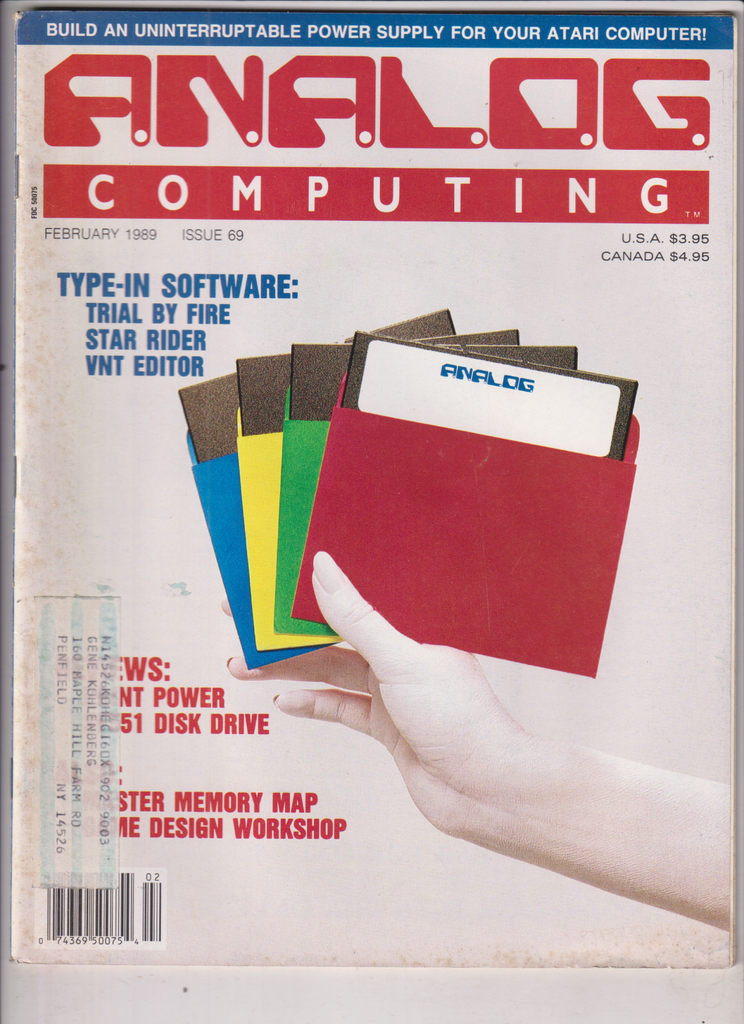 Analog Computing Atari Mag Type In Software February 1989 010920nonr