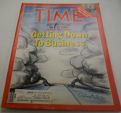 Time Magazine Getting Down To Business Iceland October 1986 041715R