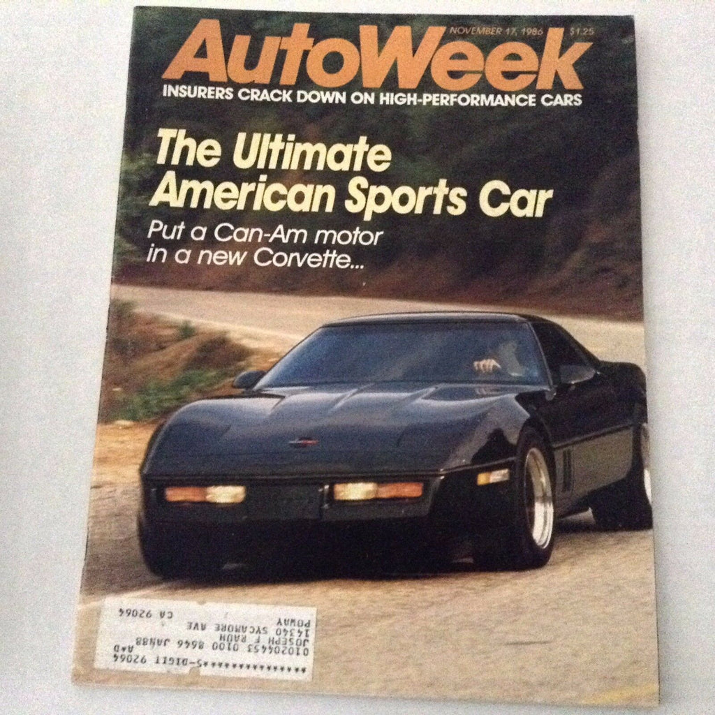 AutoWeek Magazine Can-Am Corvette november 17, 1986 061417nonrh2