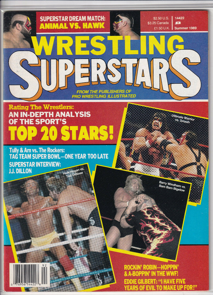 Wrestling Superstars Ultimate Warrior Bam Bam Bigelow Summer 1989 052419nonr