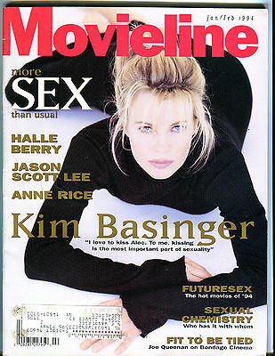 Movieline Magazine January/February 1994 Kim Basinger EX 080616jhe