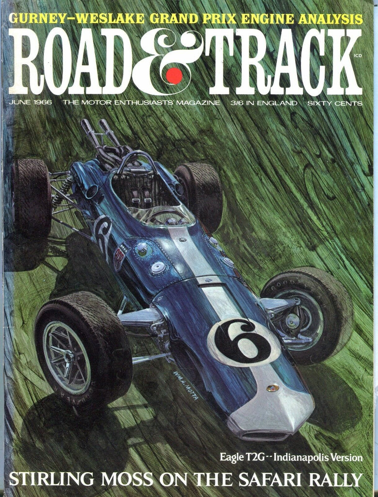 Road & Track Magazine June 1966 Eagle T2G Stirling Moss EX No ML 031617nonjhe
