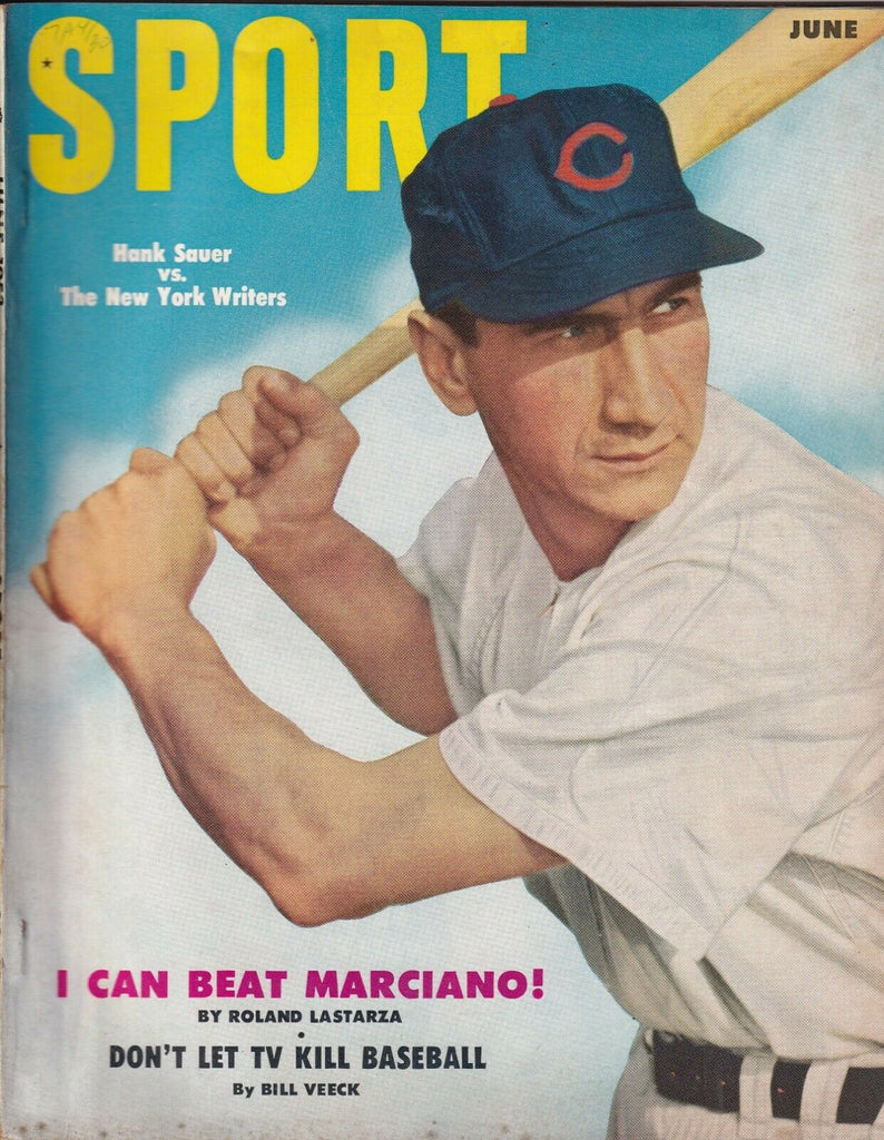 Sport Magazine Rocky Marciano Hank Sauer June 1953 080519nonr