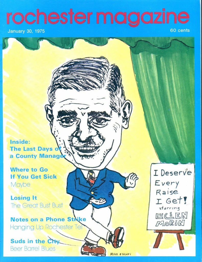 Rochester Magazine January 30 1975 Lucien Morin EX No ML 051417nonjhe