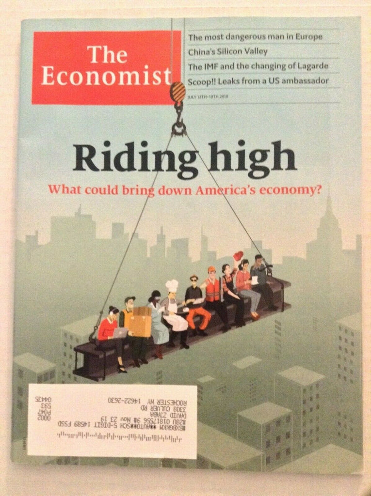 The Economist What Could Bring Down America's Economy July 13, 2019 081419nonrh