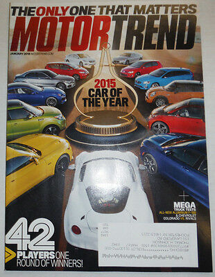 Motor Trend Magazine 2015 Car Of The Year January 2015 010615R2