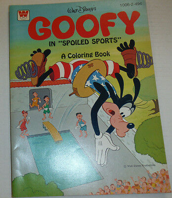 Walt Disney Goofy Magazine A Coloring Book UNUSED 122014R2