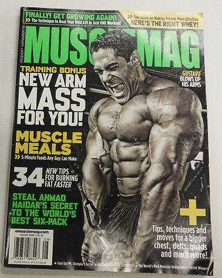 Musclemag Magazine Gustavo Blows Up His Arms August 2009 110414R