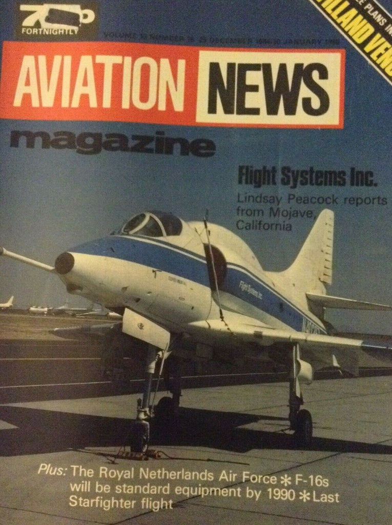 Aviation News Magazine Royal Netherlands Air December/January 1985 021119nonrh