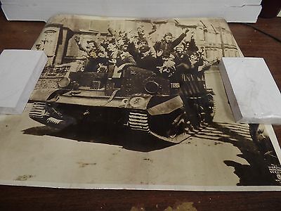 1940s Dispatch Photo News "Tanks," Buddy Leiston Suffolk, England 020616ame