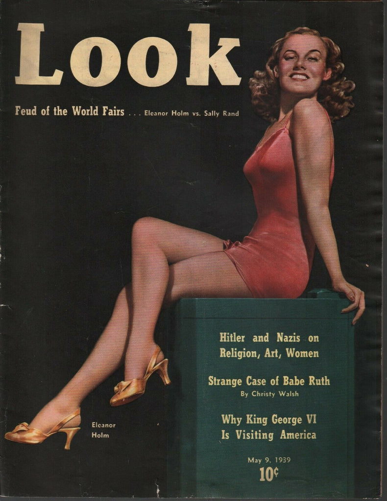 Look Magazine May 9 1939 Elanor Holm Babe Ruth King George VI 081020ame3