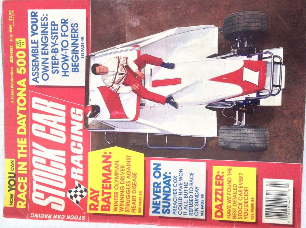 Stock Car Racing Magazine Ray Bateman Daytona 500 July 1989 042817nonrh