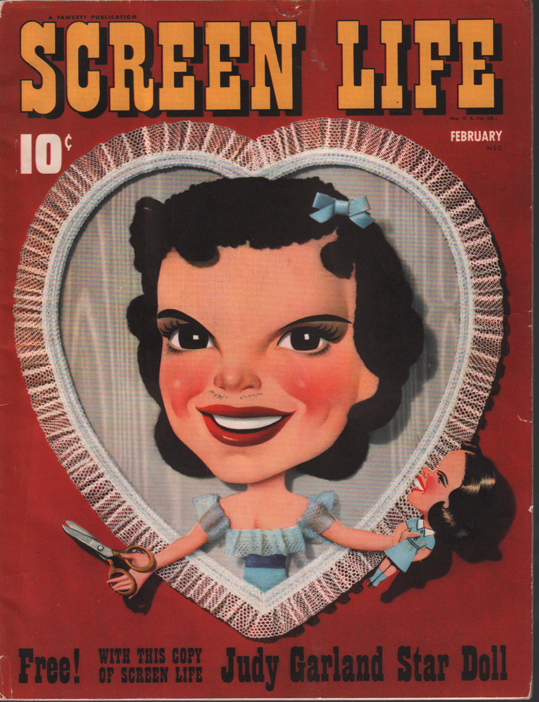 Screen Life February 1941 Judy Garland Complete with Star Dolls 070820AME