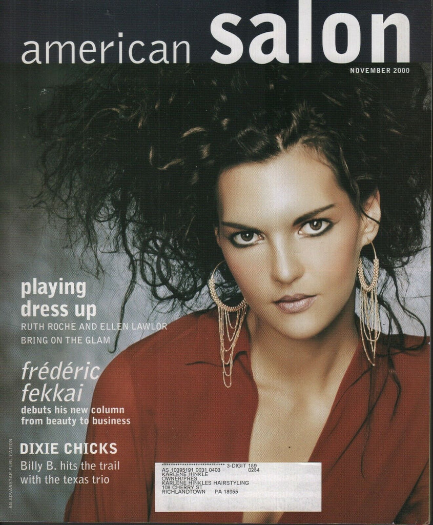 American Salon November 2000 Frederic Fekkai Dixie Chicks 072519AME
