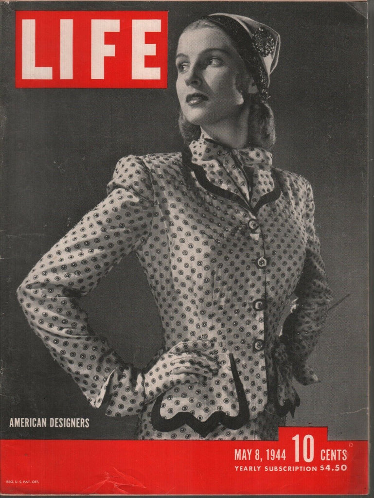 Life Magazine May 8 1944 American Designers Vintage WWII Ads 082119AME