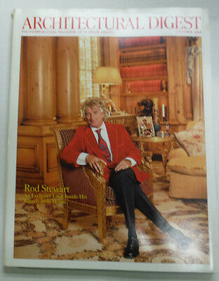 Architectural Digest Magazine Rod Stewart Over The Pacific October 2004 063015R