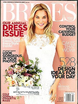 Brides Magazine April/May 2015 Annual Dress Issue EX No ML 090516jhe