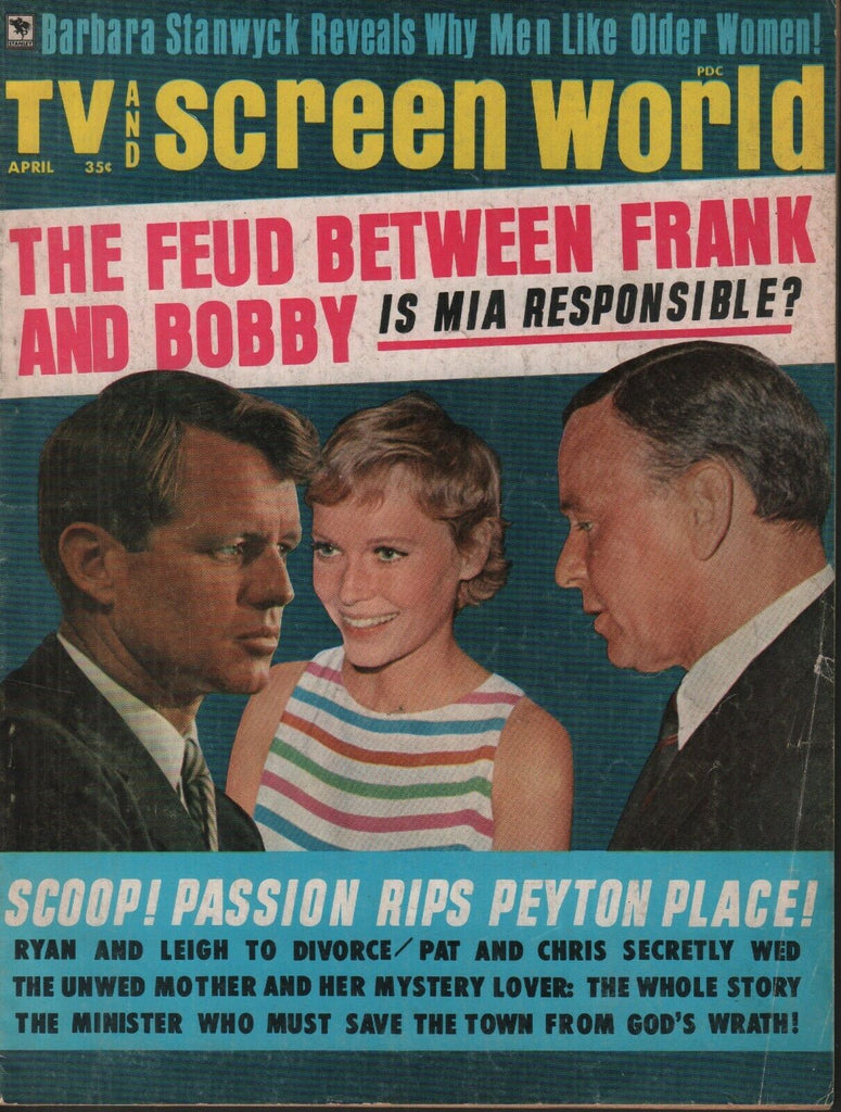 TV & Screenworld April 1968 Bobby Kennedy Barbara Stanwyck 062019AME2