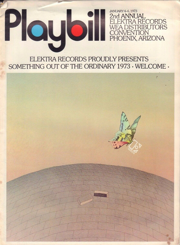 PLaybill January 4-6- 1973 Elektra Records, WEA Distributors 051017nonDBE2