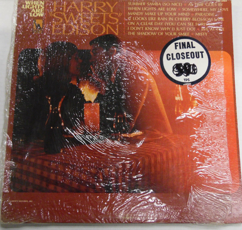When lights Are Low Harry Sweets Edison LRP3484 33RPM Records W/SW 032017RR