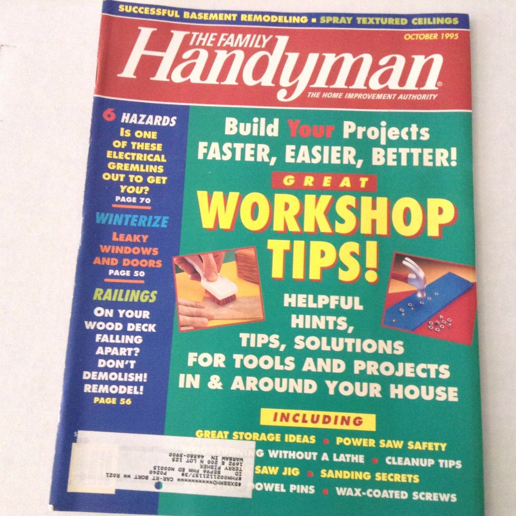 The Family Handyman Magazine Build Your Projects Fast October 1995 062517nonrh2