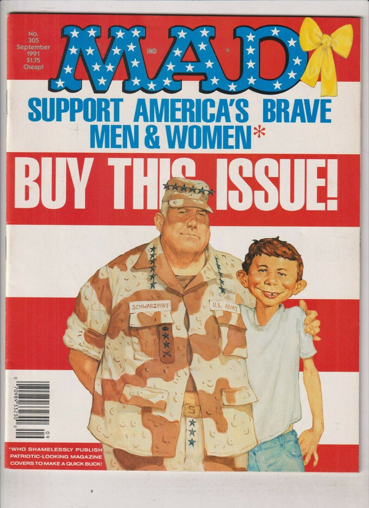 Mad Magazine Support The Military Issue September 1991 040120nonrh