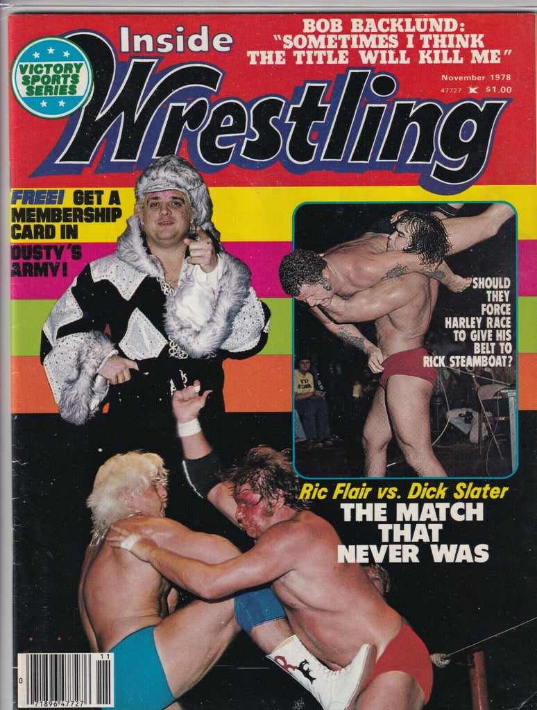 Inside Wrestling Dusty Rhodes Rick Steamboat Ric Flair November 1978 061019nonr
