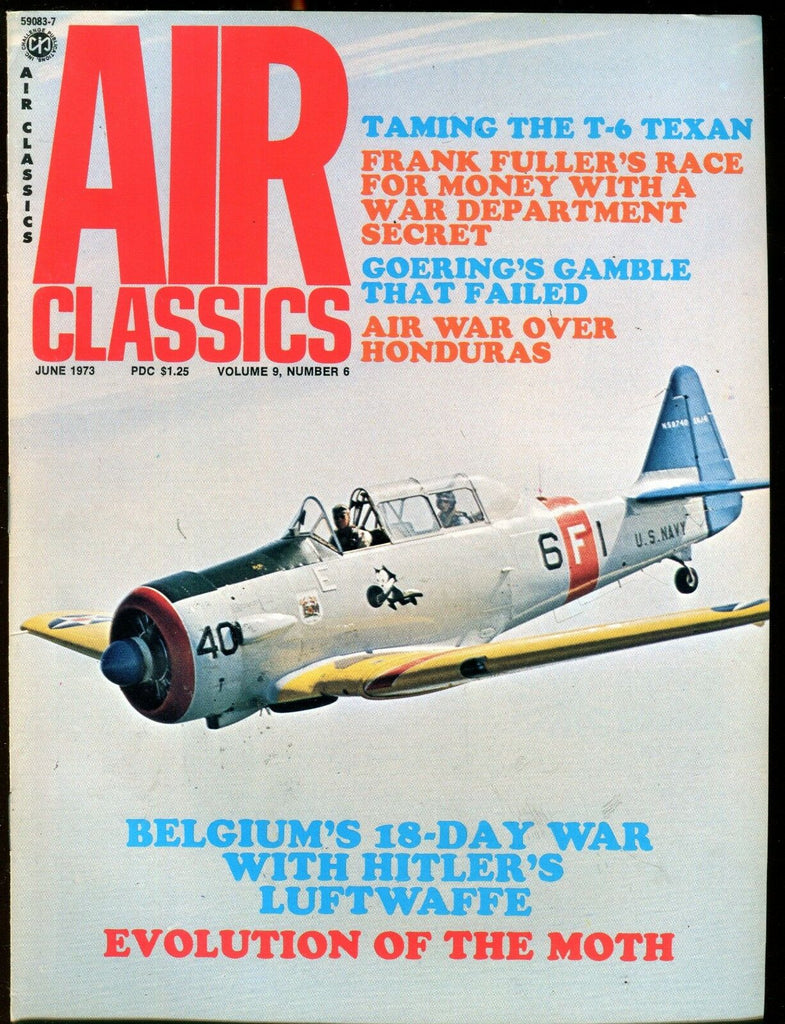 Air Classics Magazine June 1973 T-6 Texan EX No ML 120816jhe