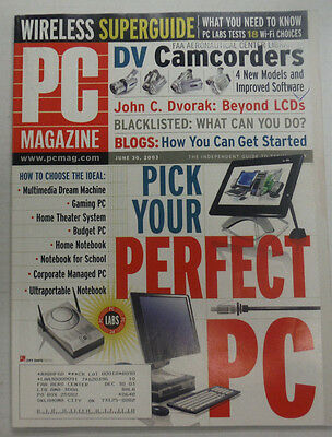 PC Magazine Pick Your Perfect PC June 2003 FAL 061715R2