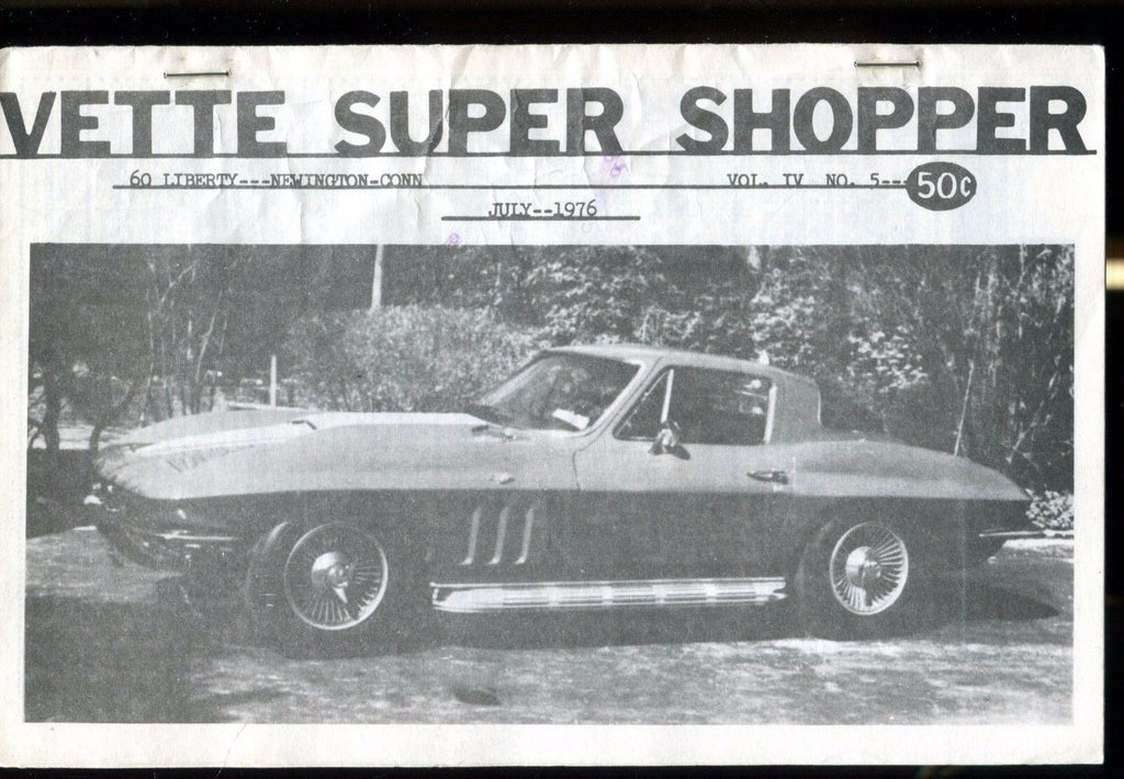 Vette Super Shopper Corvette July 1976 EX 030117nonjhe