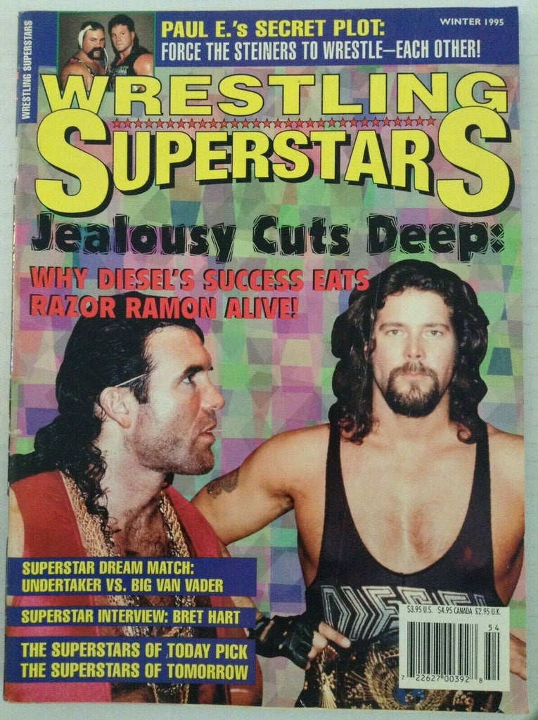 Wrestling Superstars Kevin Nash Sid Vicious Undertaker Winter 1995 022319nonrh