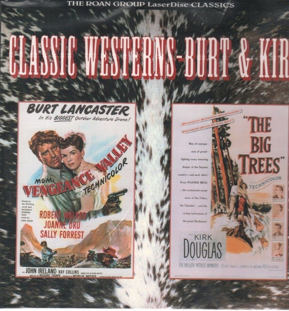 Classic Westerns-Burt Lancaster & Kirk Douglas 1996 Laserdisc 121418AMLD
