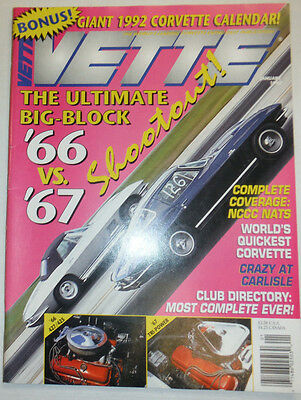 Vette Magazine Ultimate Big Block & NCCC Nats January 1992 031215R2