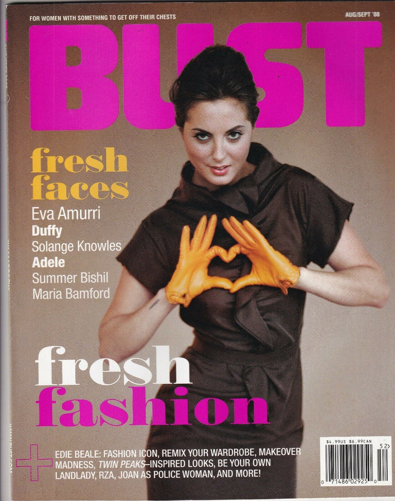 Bust Magazine Edie Beale Eva Amurri Solange Knowles Aug/Sept 2008 090319nonr