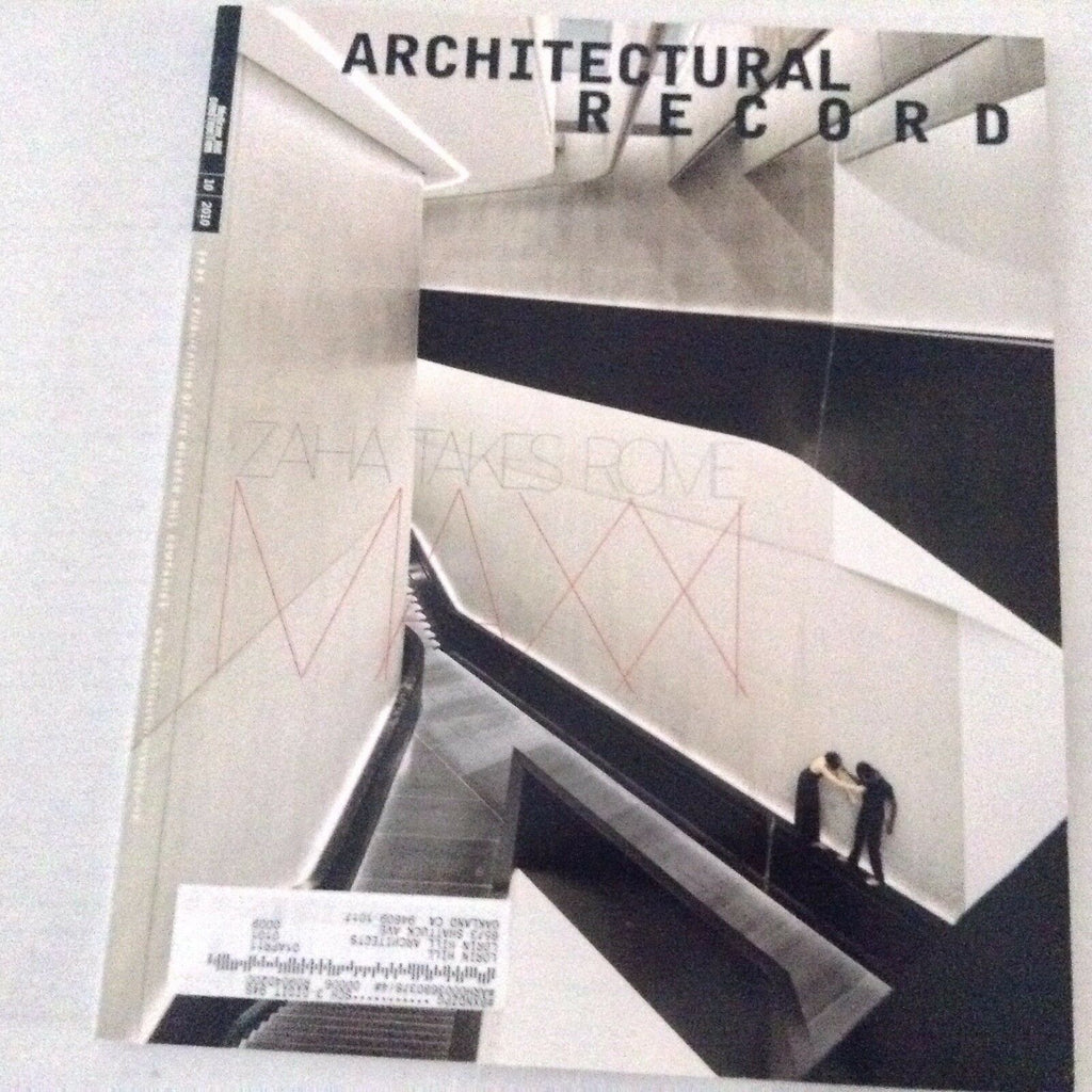 Architectural Record Magazine Zaha Takes Rome MAXXI October 2010 070417nonrh