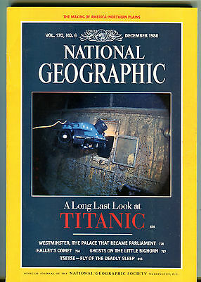 National Geographic Magazine December 1986 Titanic Westminster EX 012016jhe2