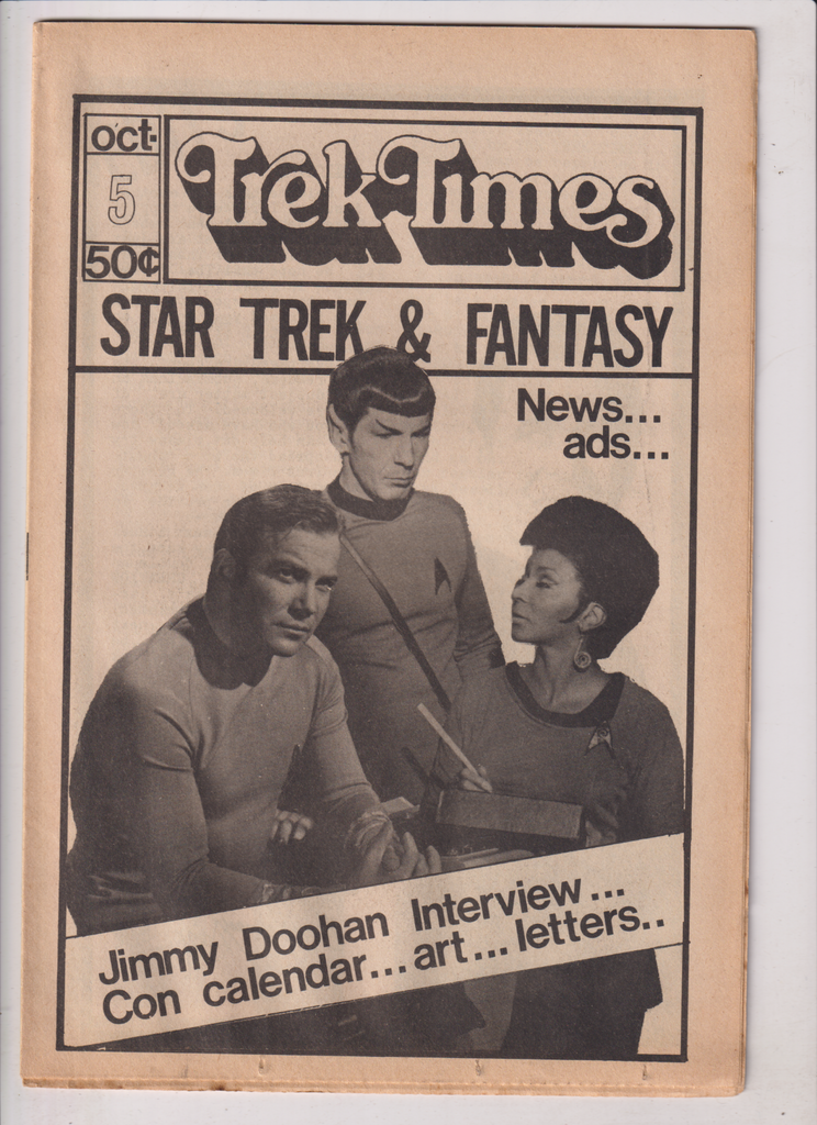 Trek Times Mag Jimmy Doohan Interview October 1990s Leonard Nimoy 011120nonr